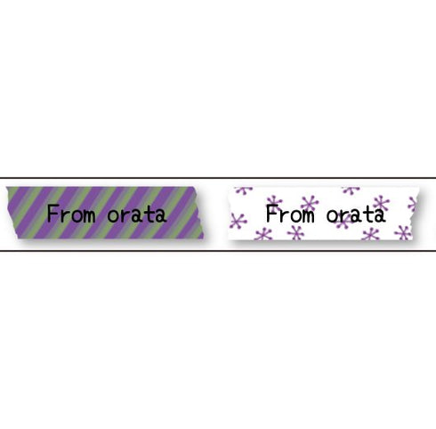 大人のおら太シリーズ(1)水彩マステ 15mm幅 長さ9m 1本 マスキングテープ orata.net